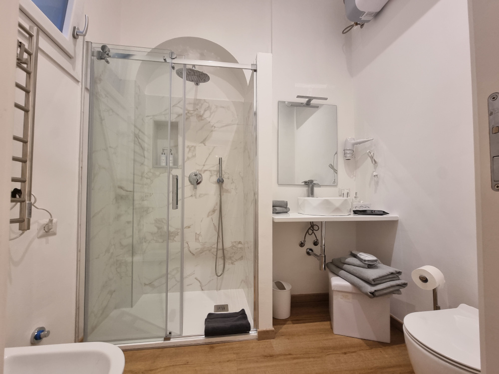 bagno con doccia del b&b il rifugio di Zoe a Monza