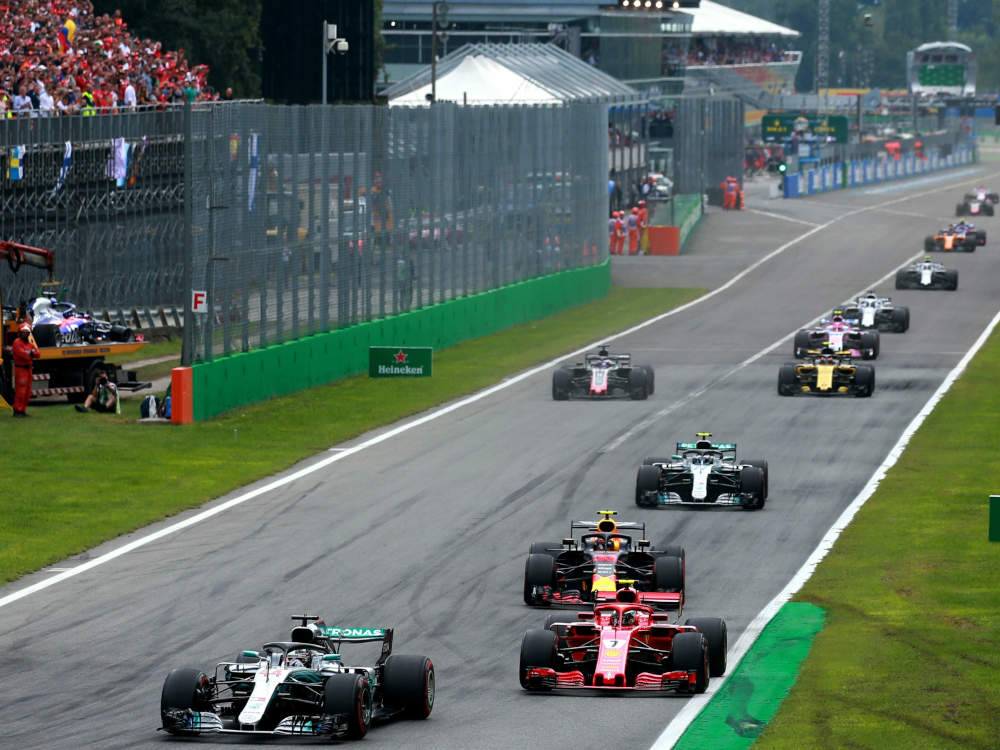 il gran premio d'Italia all'autodromo di Monza