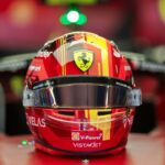 Casco rosso Ferrari